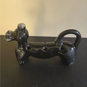 RARE Vintage West Pacific Clay Poodle Figurines made in Japan 9" x 2.7" x 6"T